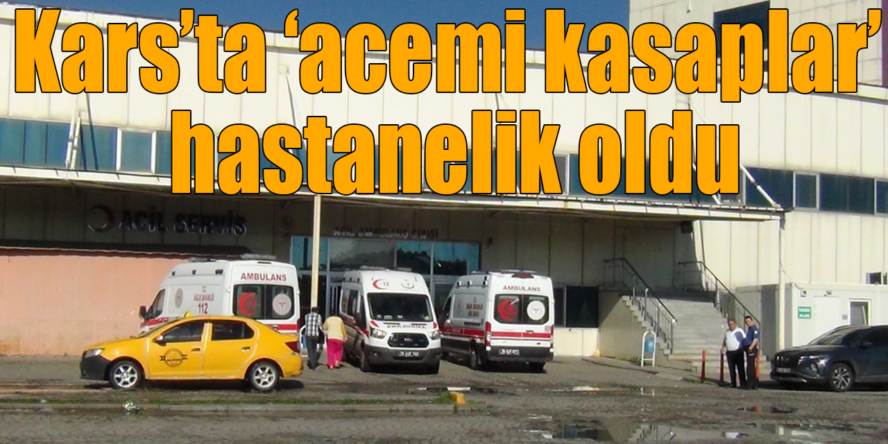 Kars’ta ‘acemi kasaplar’ hastanelik oldu