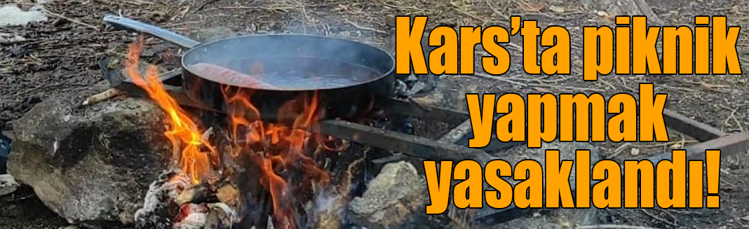 Kars’ta piknik yapmak yasaklandı!