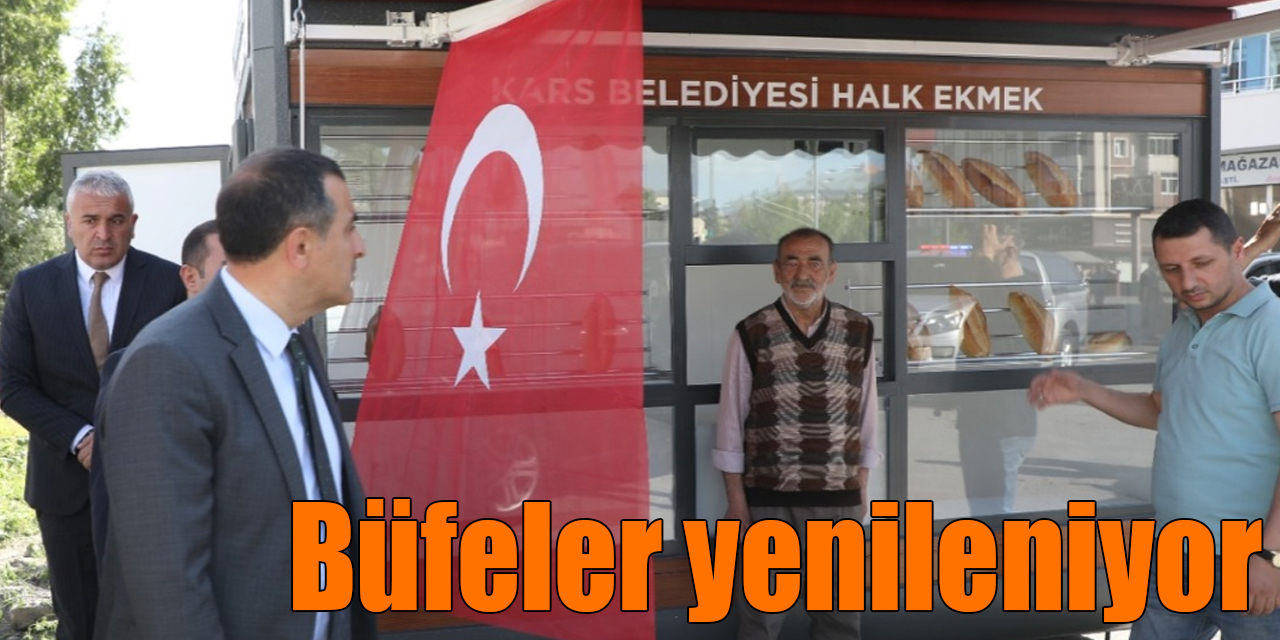 Kars’ta halk ekmek büfelerini yenileniyor