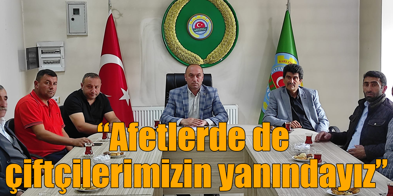 Başkan Müçük: “Afetlerde de çiftçilerimizin yanındayız”