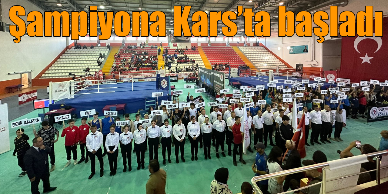 Türkiye Boks Şampiyonası Kars’ta başladı