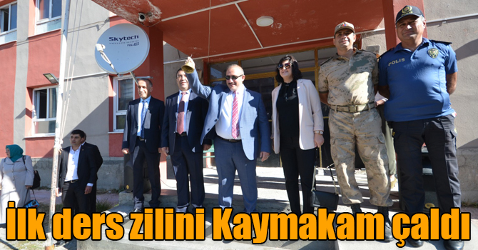 Kaymakam Karaman, ilk ders zilini çaldı