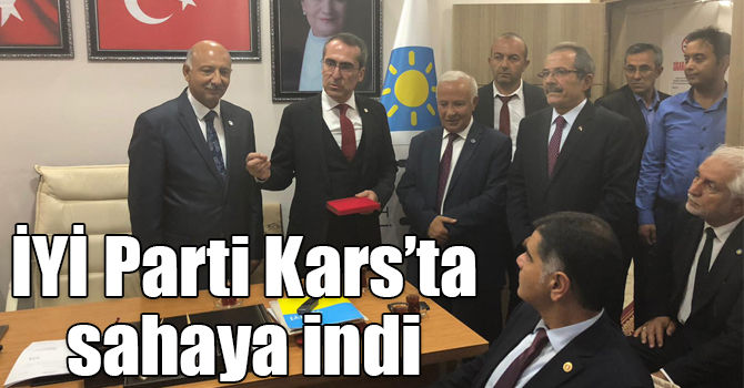 İYİ Parti Kars’ta sahaya indi
