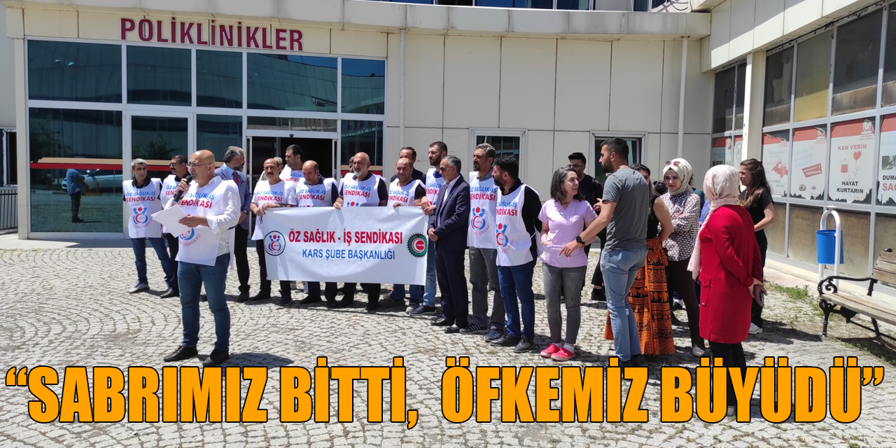 Öz Sağlık-İş Sendikasından geriye dönük alacakların gecikmesine tepki