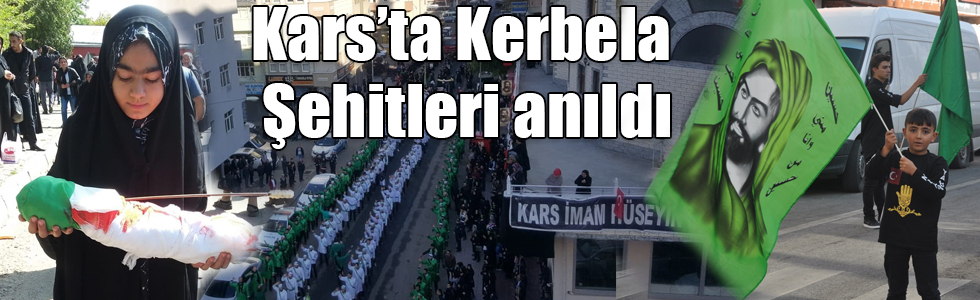 Kars’ta Kerbela Şehitleri anıldı