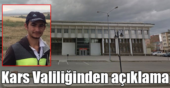 Kars Valiliğinden Umut Ali Özmen hakkında açıklama