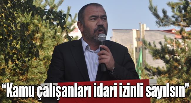 Av. Sinan Erdağı: Kamu çalışanları Aşura Gününde idari izinli sayılsın