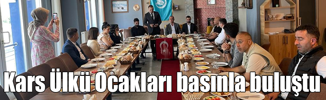 Kars Ülkü Ocakları basınla buluştu