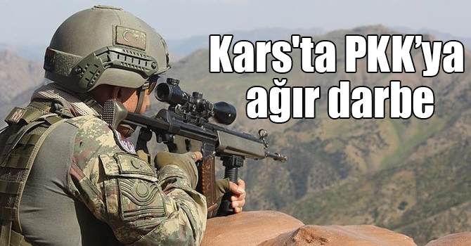Kars'ta ilk 9 ayda 18 terörist etkisiz hale getirildi