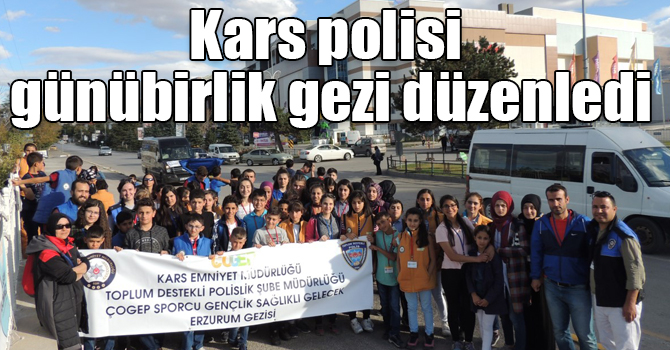 Kars polisi günübirlik gezi düzenledi