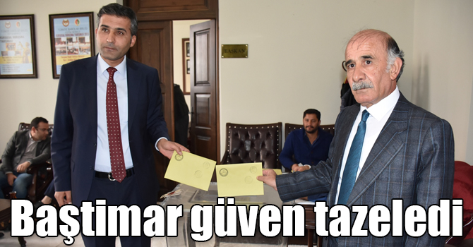 Kars-Ardahan Bölge Barosu Başkanı Baştimar güven tazeledi