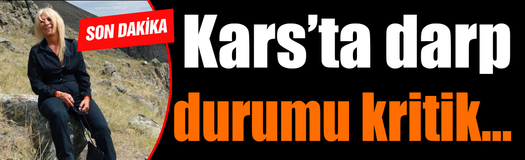 Kars’ta darp edilen kadın yaşam mücadelesi veriyor