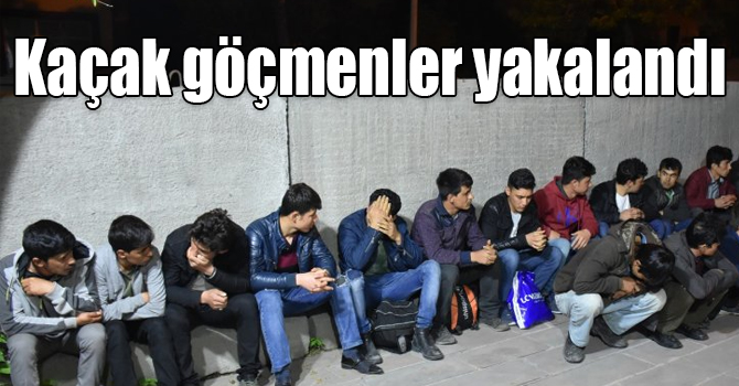 Kars'ta 17 kaçak göçmen yakalandı