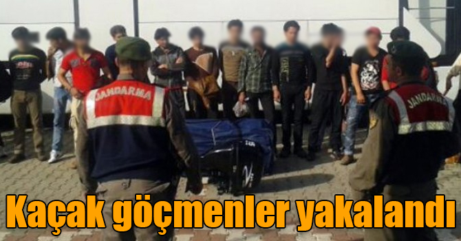 Kars’ta 14 kaçak göçmen yakalandı