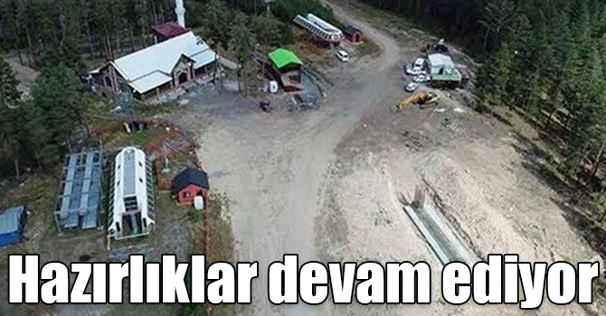 Sarıkamış Cıbıltepe kayak merkezinde yeni sezon hazırlıkları devam ediyor