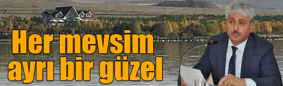 Çıldır Gölü muhteşem manzarası ile her mevsim ayrı bir güzel