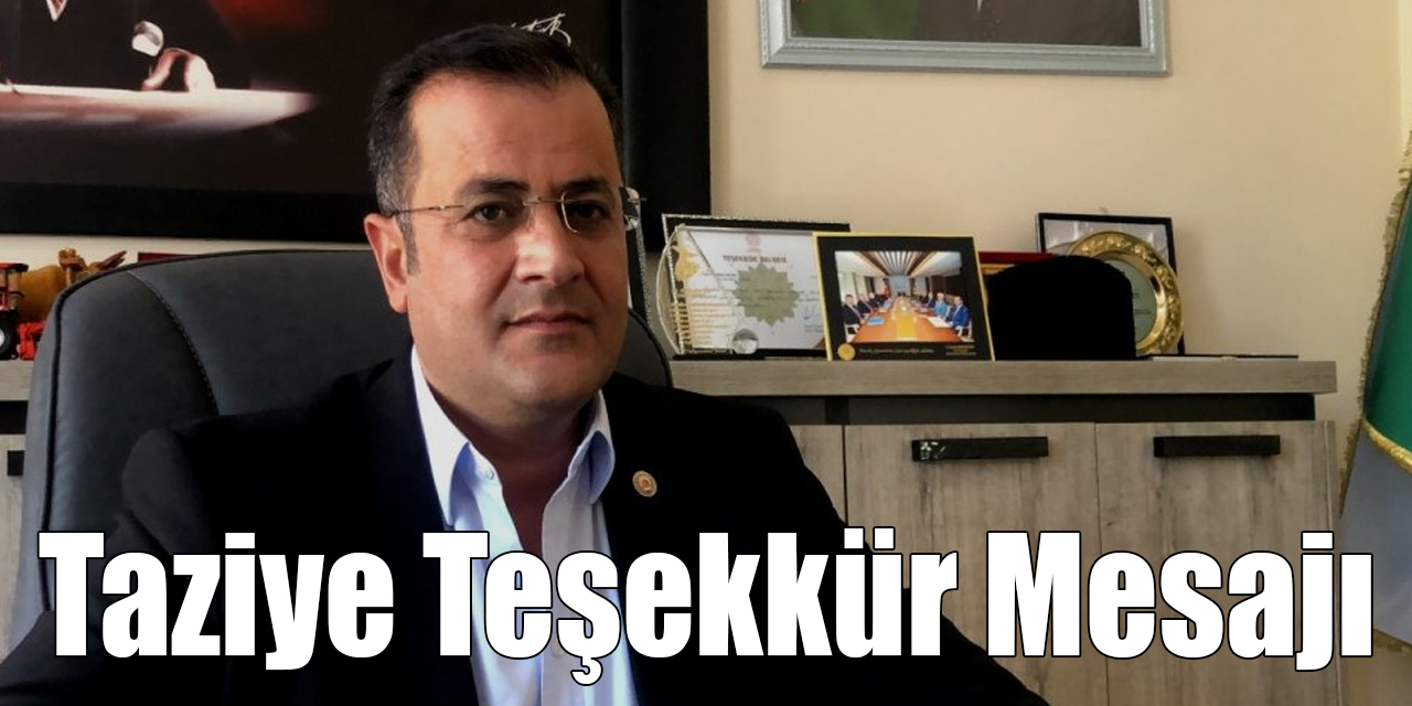 Taziye Teşekkür Mesajı