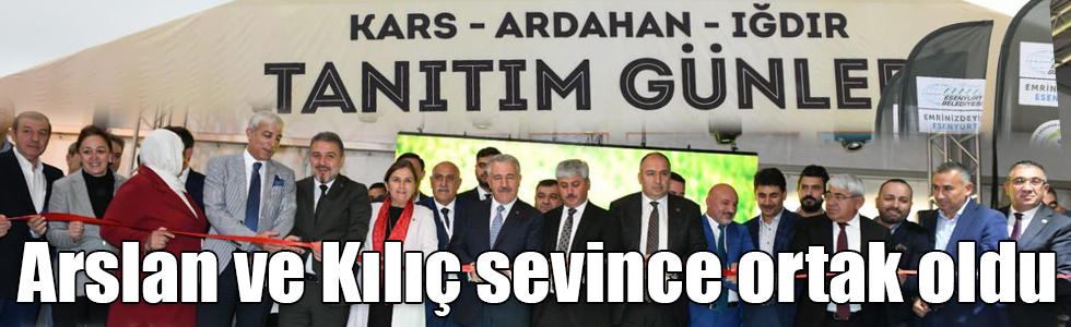 Ahmet Arslan ve Yunus Kılıç sevince ortak oldu