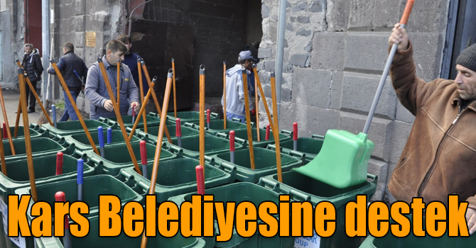 Kars Belediyesine destek
