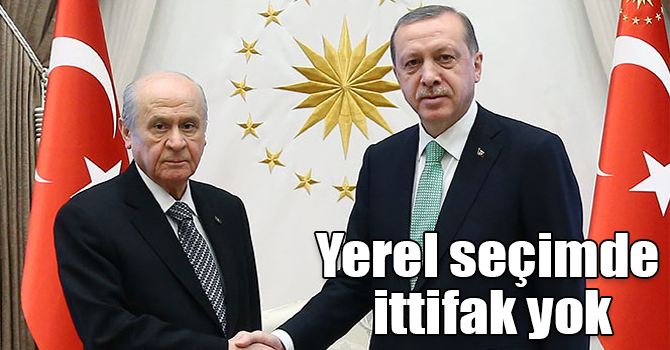 Yerel seçimde ittifak yok