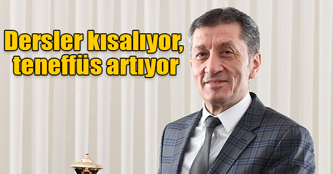 Dersler kısalıyor, teneffüs artıyor