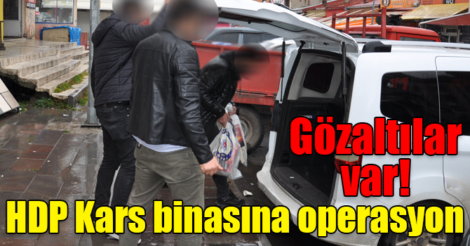 Kars'ta PKK/KCK operasyonu: 5 gözaltı