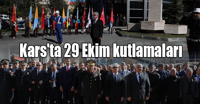 Kars'ta 29 Ekim Cumhuriyet Bayramı kutlamaları