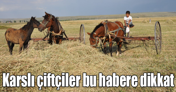 Üç yıl üst üste aynı ürünü eken Karslı çiftçiler, desteklerden yararlanamayacak