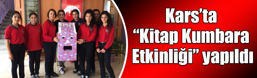 Kars’ta “Kitap Kumbara Etkinliği” yapıldı