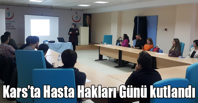 Kars’ta Hasta Hakları Günü kutlandı