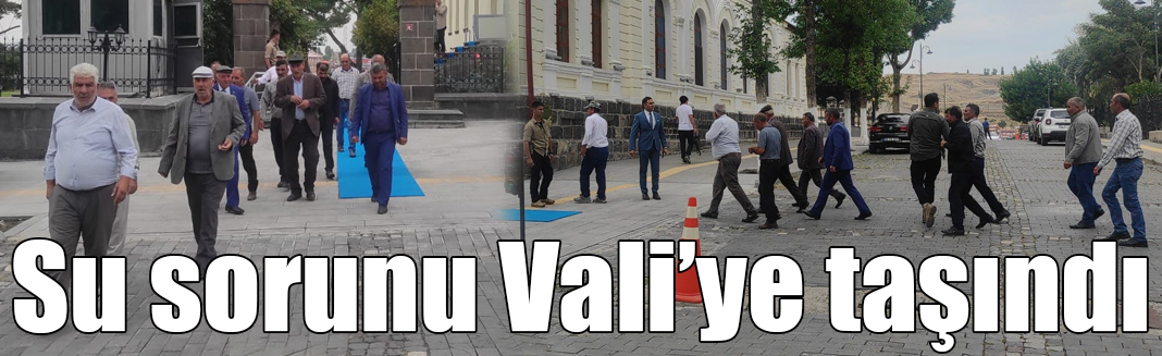 Su sorunu Vali’ye taşındı