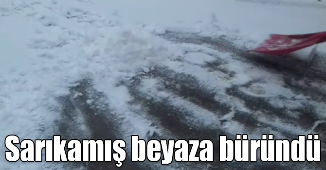 Sarıkamış beyaza büründü