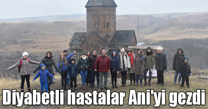 Diyabetli hastalar Ani'yi gezdi