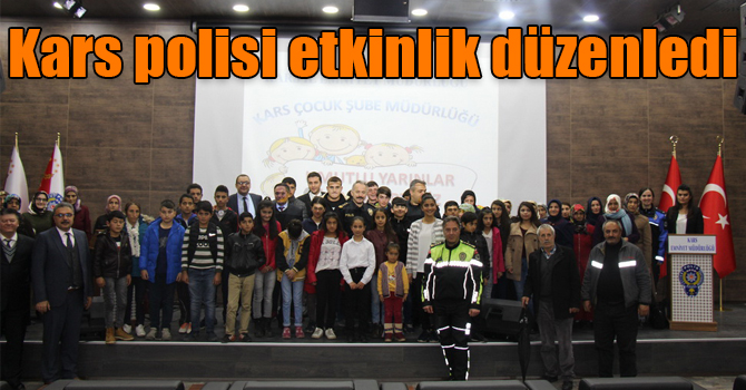 Kars polisi etkinlik düzenledi