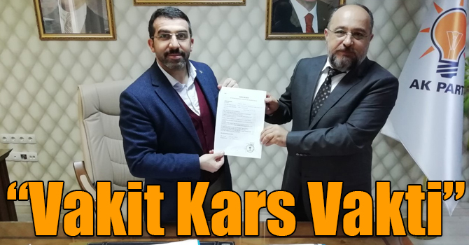 Av. Mesut Gül, AK Parti’den Kars Belediye Başkan aday adayı