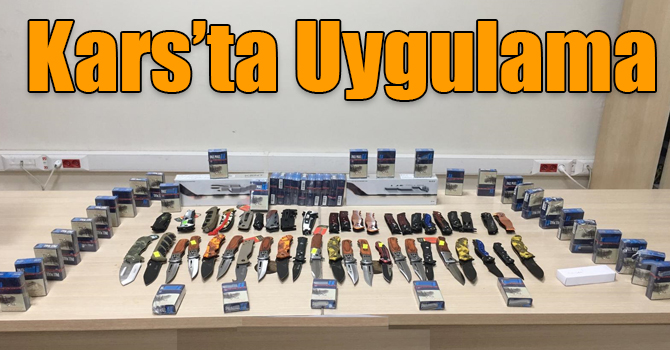 Kars’ta ‘Ruhsatsız Silah ve Av Tüfeği’ Uygulaması