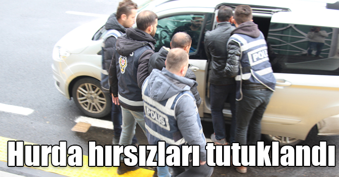 Kars’ta hurda hırsızları tutuklandı