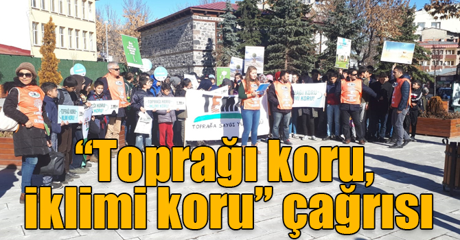 TEMA Kars Vakfından, “Toprağı koru, iklimi koru” çağrısı