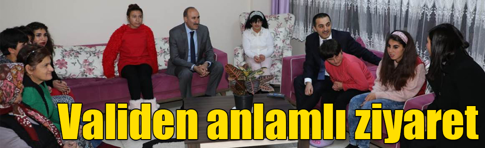 Kars Valisi Türker Öksüz’den anlamlı ziyaret