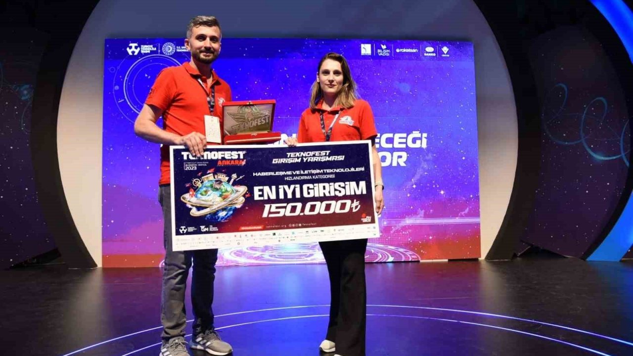 TEKNOFEST’te birinci olan projelerini anlattılar