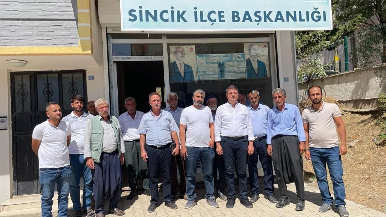 Milletvekili Tutdere, Sincik ilçesinin talepleri dile getirdi