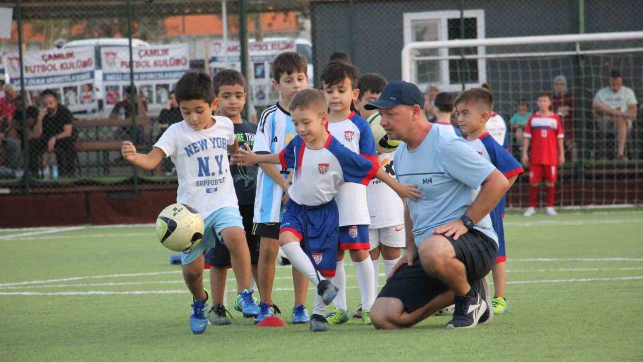 Çamlık Futbol Kulübü yeni yetenekleri keşfetmeye devam ediyor