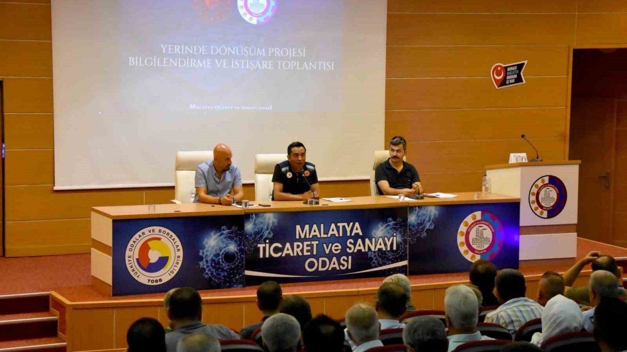 Malatya TSO’da “Yerinde Dönüşüm” toplantısı