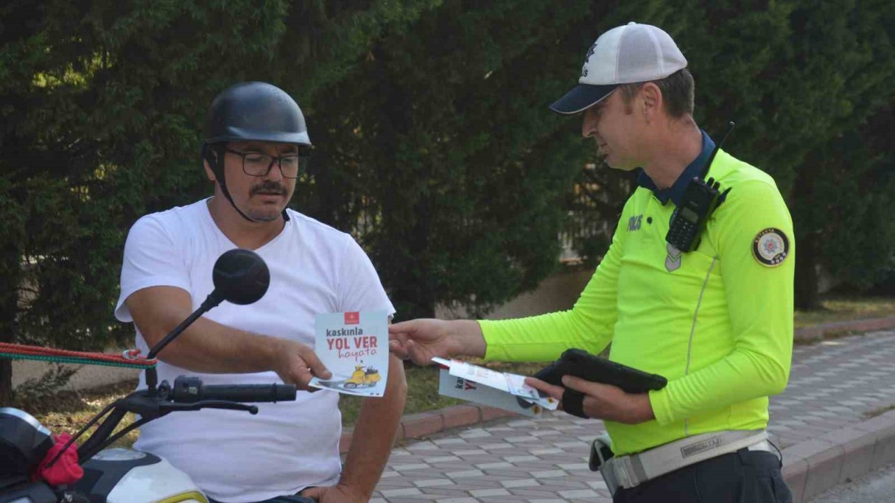 Tavşanlı’da güvenli sürüş için bilgilendirmeler yapıldı
