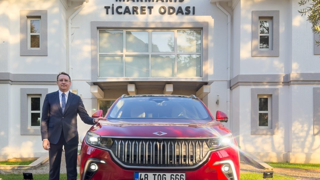 Marmaris Ticaret Odası hizmet aracı TOGG geldi