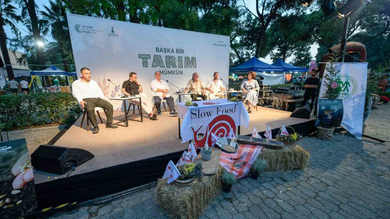 92. İzmir Enternasyonal Fuarı’nda gençlerle “Slow Food” konuşuldu