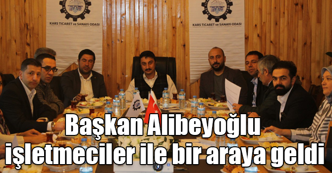 Başkan Alibeyoğlu cafe, restoran ve lokanta işletmecileri ile bir araya geldi