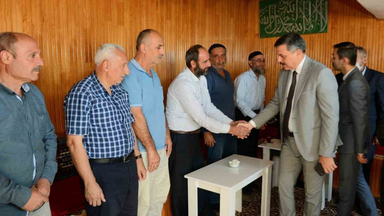 Vali Çiftçi’den Gazinin ailesine taziye ziyareti