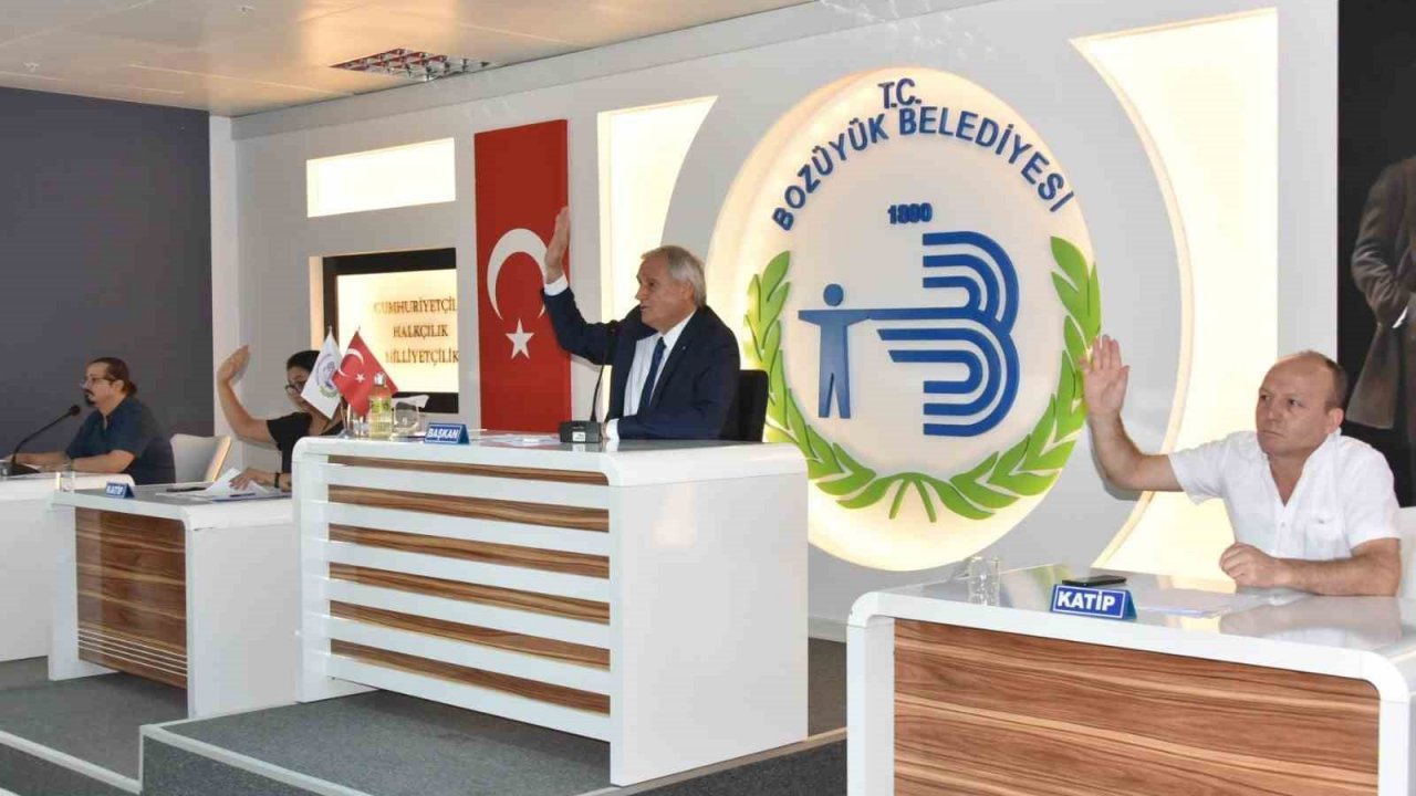 Bozüyük Belediye Meclisi’nin eylül ayı toplantısı yapıldı