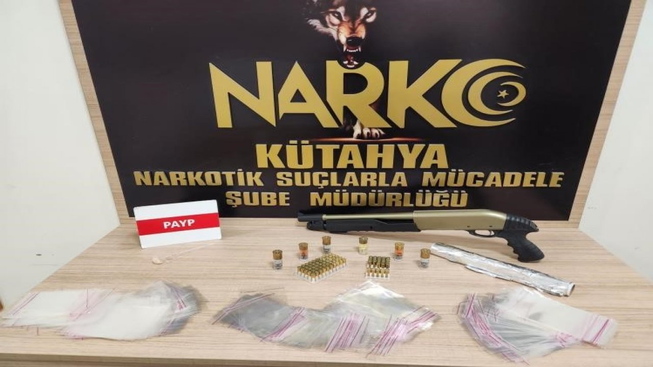 Kütahya’da uyuşturucu ticareti yaptığı iddia edilen şahıs tutuklandı